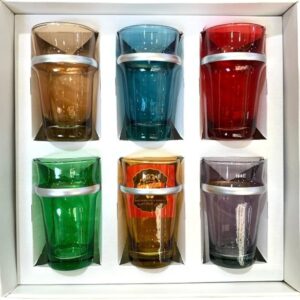 verres à thé cristaux