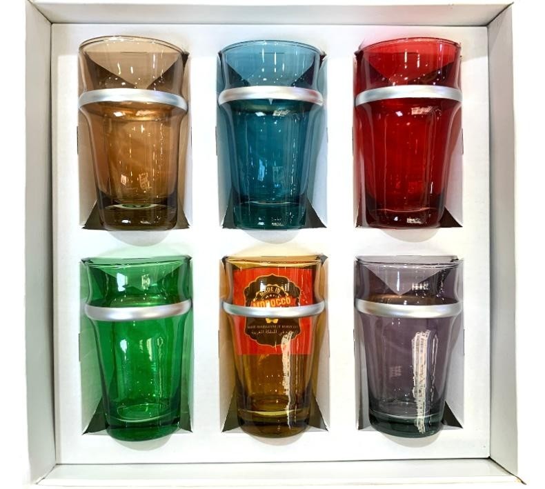 verres à thé cristaux