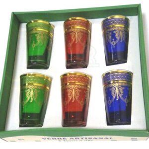 verres à thé cristaux